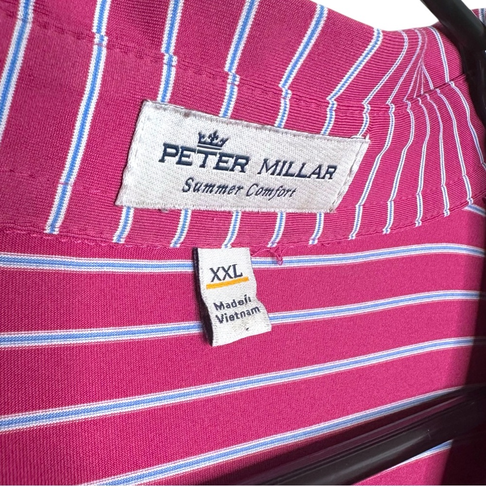 Peter Millar Summer comfort striped Polo Shirt - Picture 5 of 6